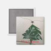 Magnet avec collage de Noël par Tony Cimino (Recto/Verso)