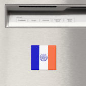 Magnet avec drapeau de New York City - USA (In Situ (Lave-vaisselle))