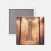Magnet avec Empire State Plaque (Recto/Verso)