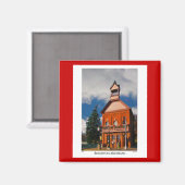 Magnet avec la scène de Brighton Michigan (Recto/Verso)