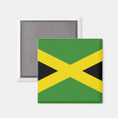 Magnet avec le drapeau de la Jamaïque (Recto/Verso)