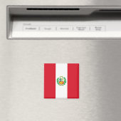 Magnet avec le drapeau du Pérou (In Situ (Lave-vaisselle))