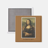 Magnet avec Mona Lisa Design (Recto/Verso)