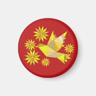 MAGNET AVEC OISEAUX