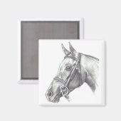 MAGNET AVEC TÊTE CHEVAUCHÉE (Recto/Verso)