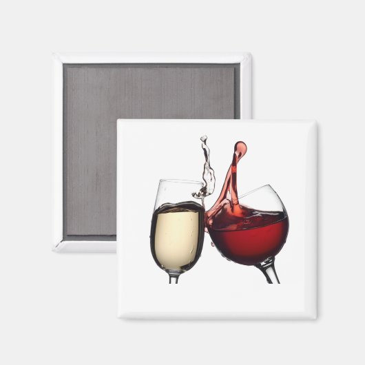 MAGNET AVEC **VERSER CE VIN** (Recto/Verso)