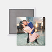 Magnet - baiser au coucher du soleil (Recto/Verso)