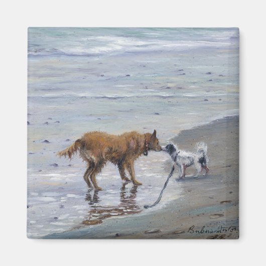 Magnet "Baisers de chien" (Devant)