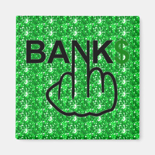 Magnet Banks Corrupt Magneet (Voorkant)