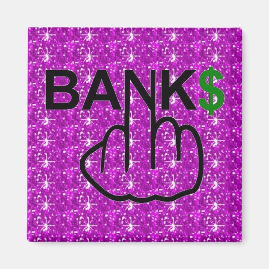 Magnet Banks Corrupt Magneet (Voorkant)