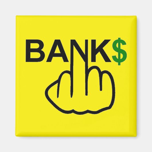 Magnet Banks Corrupt Magneet (Voorkant)