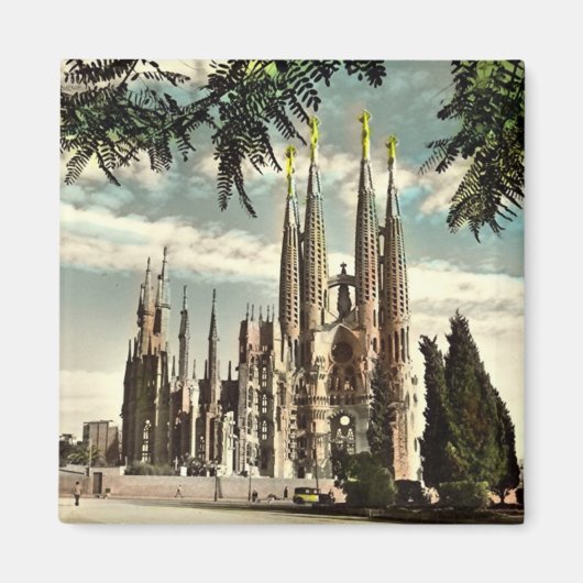 Magnet - Barcelone, Sagrada Familia (Devant)