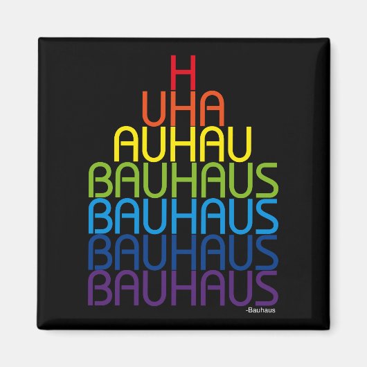 Magnet Bauhaus (Devant)