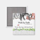 Magnet BaZoPeoples "Walk by Faith" (Recto/Verso)