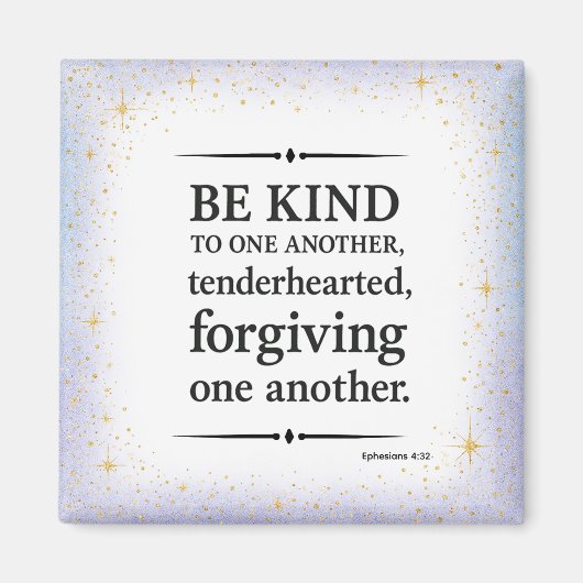 Magnet "Be Kind" Bible Verse Magneet (Voorkant)