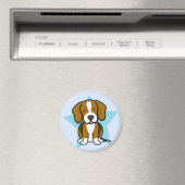 Magnet Beagle étoile de Kawaii (In Situ (Lave-vaisselle))
