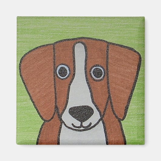 Magnet Beagle mignon (Devant)