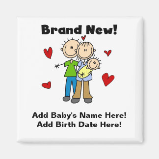 Magnet bébé de marque personnalisable