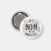Magnet Best Mom in the Universe (Recto/Verso)