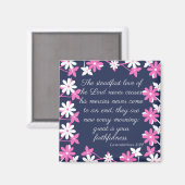 Magnet - Bibel verse Lamentations 3:22 Magneet (Voorkant / Achterkant)