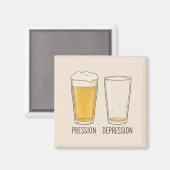 Magnet Bière pression (Recto/Verso)