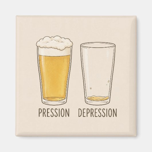 Magnet Bière pression (Devant)