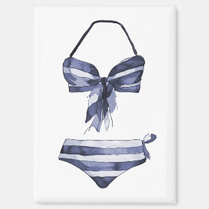 Magnet Bikini vintage en maillot de bain