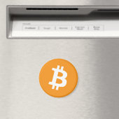 Magnet Bitcoin Oranje Cryptocurrency Magneet (Insitu (Vaatwasser))