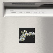 Magnet blanc orchidée (In Situ (Lave-vaisselle))