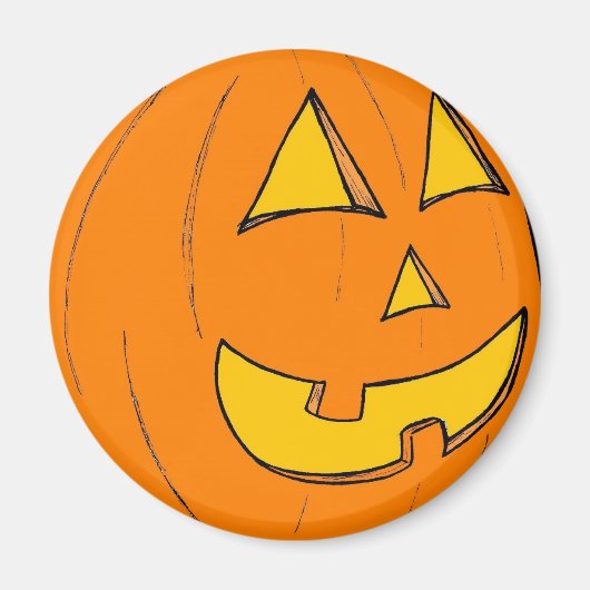 Magnet bleu Jack o' Lantern (Devant)