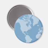 Magnet bleu Terre (Recto/Verso)
