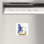magnet "Blue Butterfly Fairy" (In Situ (Lave-vaisselle))