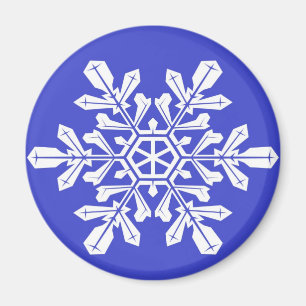 Magnet Blue Snow Flake Magneet