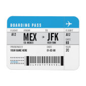 MAGNET BOARDING PASS MAGNEET (Horizontaal)