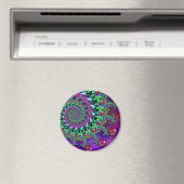 Magnet - Bokeh Fractal Purple Terquoise (In Situ (Lave-vaisselle))