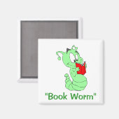 Magnet "Book Worm" (Recto/Verso)