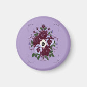 Magnet Bouquet de Violettes (Devant)