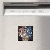 Magnet Bouquet Edelweiss (In Situ (Lave-vaisselle))
