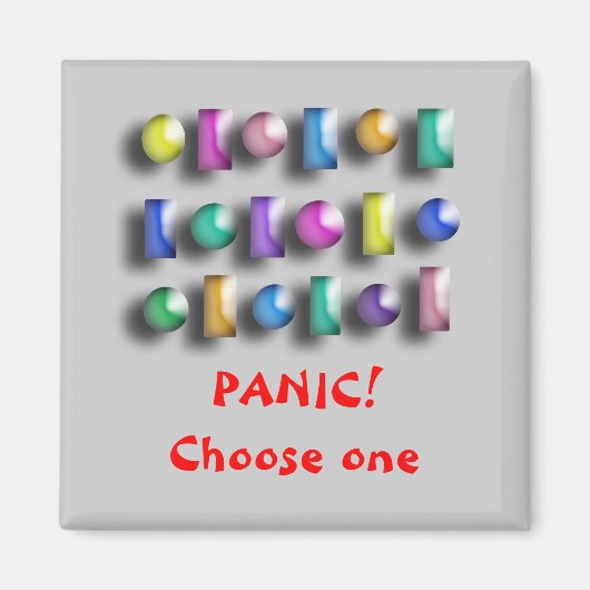 Magnet - Boutons de panique (Devant)