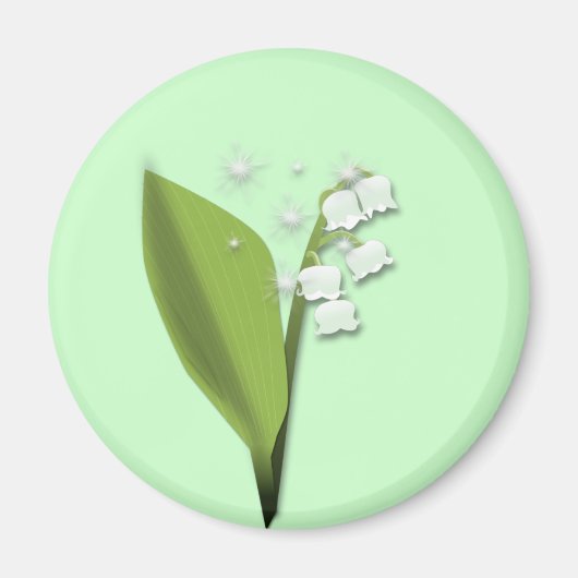 Magnet brin de muguet (Devant)