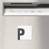 Magnet Buchstabe "P" Magneet (Insitu (Vaatwasser))