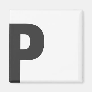 Magnet Buchstabe "P" Magneet