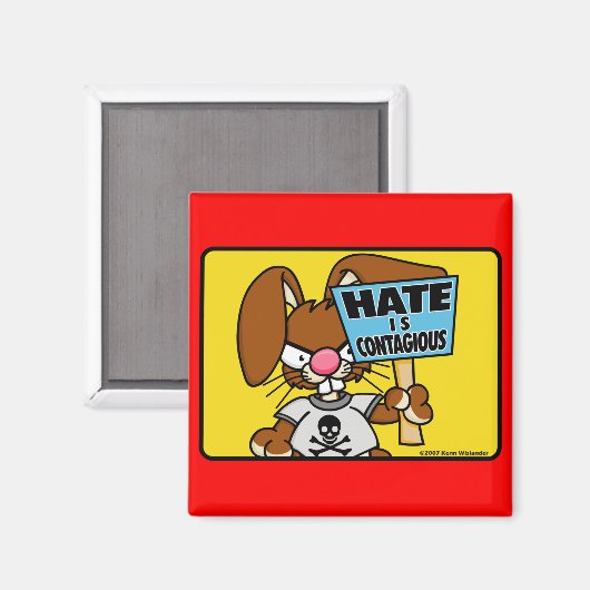 Magnet Bunny en colère 5 (Recto/Verso)