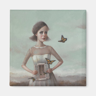 Magnet-Butterflies in de Stomach door Liese Chavez Magneet