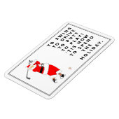 Magnet cadeau de vacances Golf (Côté Gauche)