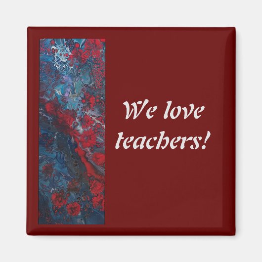 Magnet cadeau enseignant (Devant)