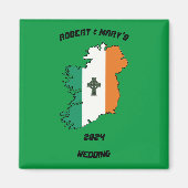 Magnet cadeau Mariage irlandais (Devant)
