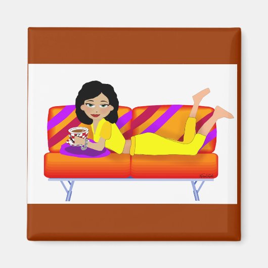 Magnet Caffe Diva (Devant)