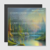 Magnet Calendrier - Accueil Sweet Home dans les bo (Devant / Derrière)