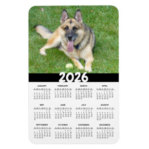 Magnet Calendrier des bergers allemands 2023